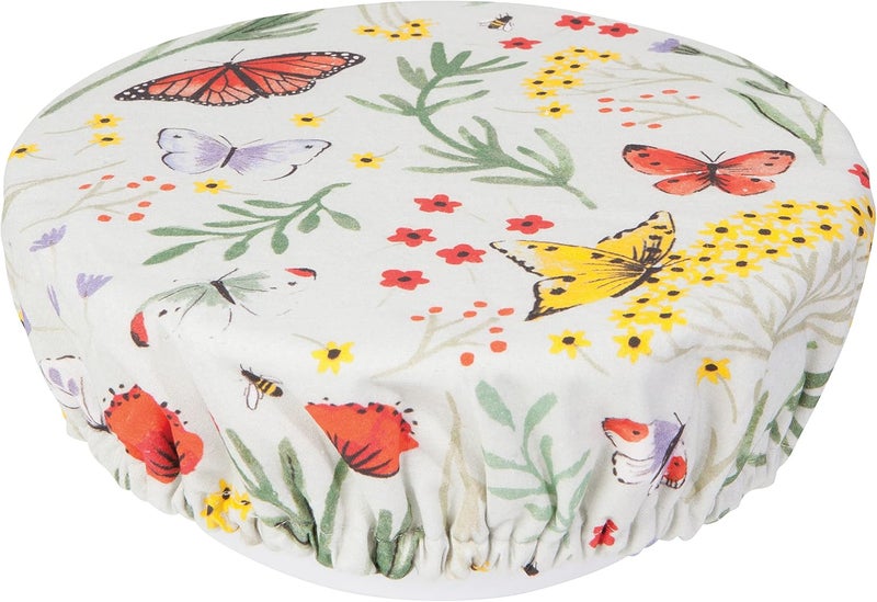 Now Designs Now Designs Morning Meadow Save It Reusable Cotton Bowl Covers 75 and 925 inch Set of 2 - Image 5