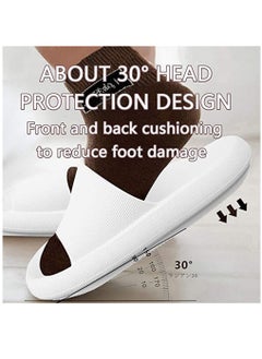 HomarKet Non-Slip Quick-drying Thickened Bathroom Shower Slippers Anti-slip Lightweight House Shower Slippers Super Soft Home Slippers for Indoor & Outdoor  - Image 3