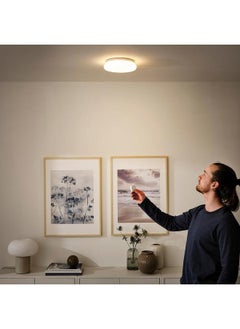 erorex Led Ceiling/Wall Lamp, Smart Wireless Dimmable/Warm White White, 24 Cm  - Image 3