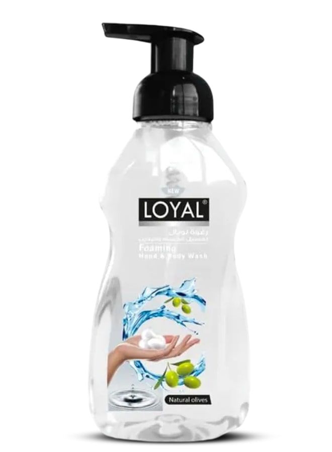 loyal Foaming Hand Wash & Body Wash, Natural Olives, 500ml