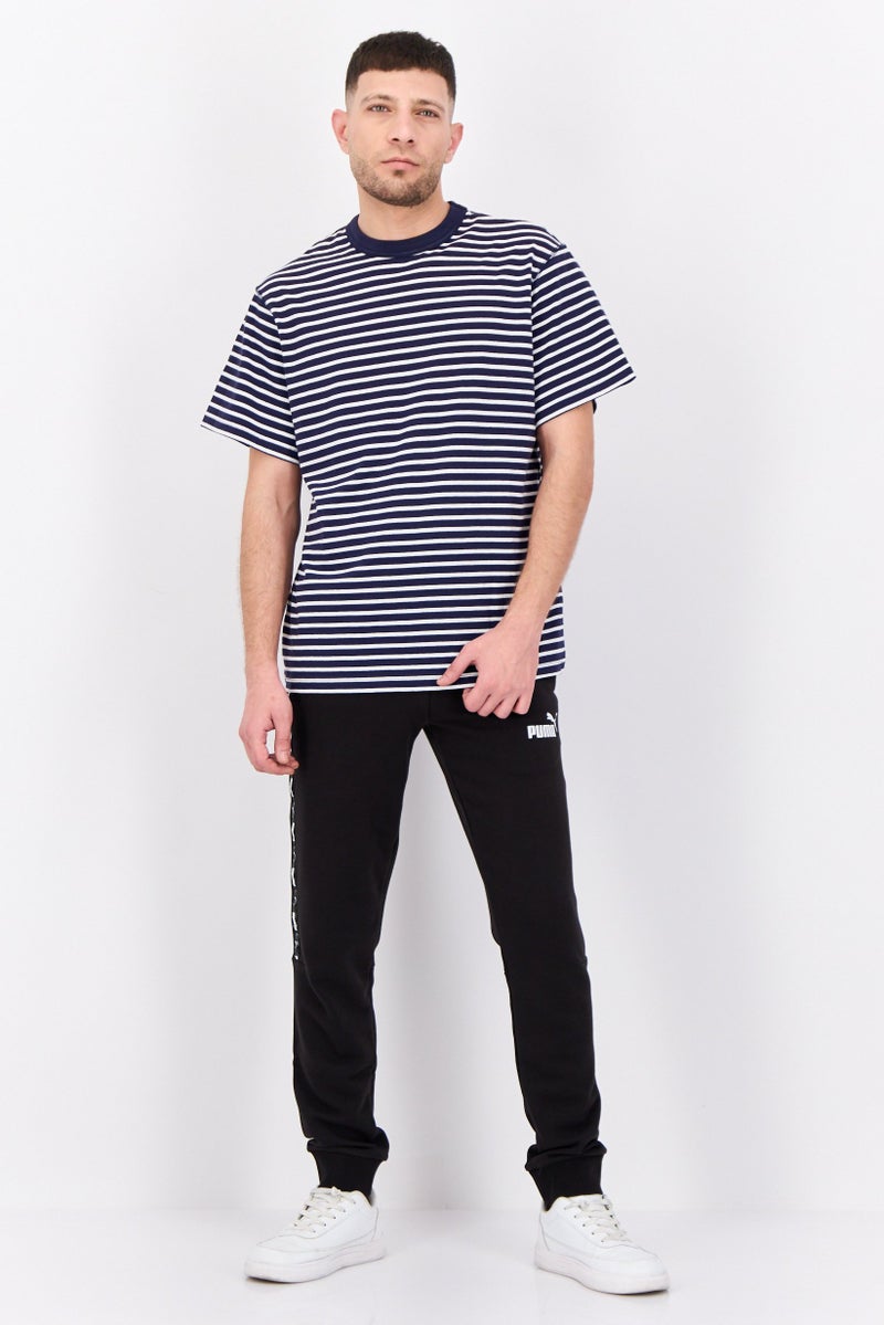 Puma x Nanamica Men Sportswear Fit Short Sleeve Outdoor Striped T-Shirt, Multicolor - Image 4