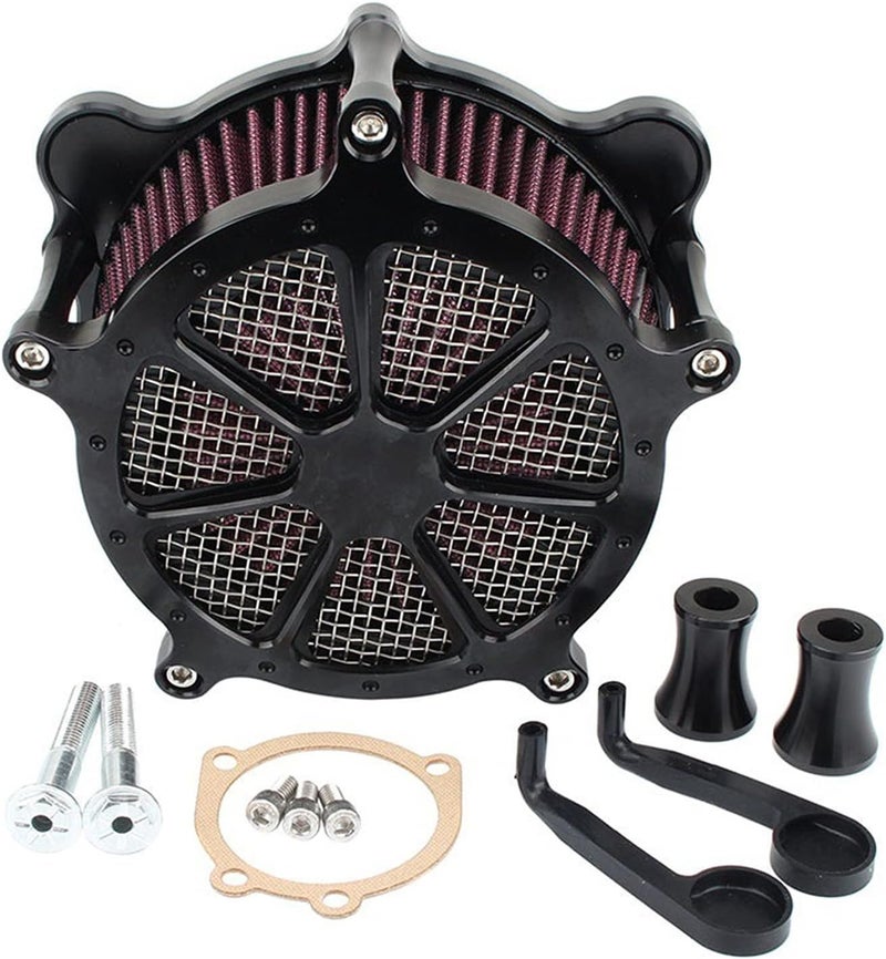 QASULER Air Filter Intake Cleaner for Harley Motorcycles - Image 1