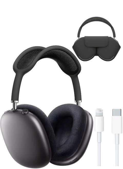 EarBuds Max Wireless Headset Over Ear Headphones, Active Noise Cancelling, Transparency Mode, Personalized Spatial Audio, Bluetooth Headphones for iPhone/Android/Samsung