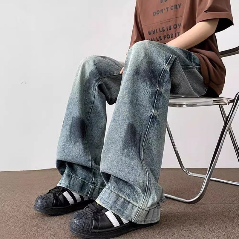 Unisex Classic Denim Jeans Loose Fit Daily Outdoor Wear - Image 4
