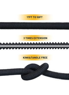 Hihonor 75FT High-Quality Expandable Garden Hose，Three Times Shrink with 8 Nozzle Patterns，Extra Strength Fabric Double Latex Core Hose，for Garden House Cleaning Pet Bathing Car Washing (COLOR4)  - Image 4