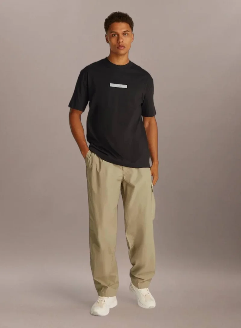 Calvin Klein Jeans Ck Black Logo T-shirt for Men | Best Price UAE