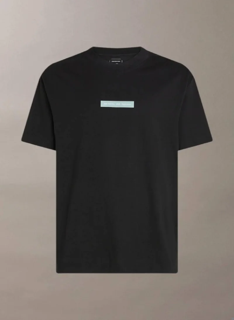 Calvin Klein Jeans Ck Black Logo T-shirt for Men | Best Price UAE