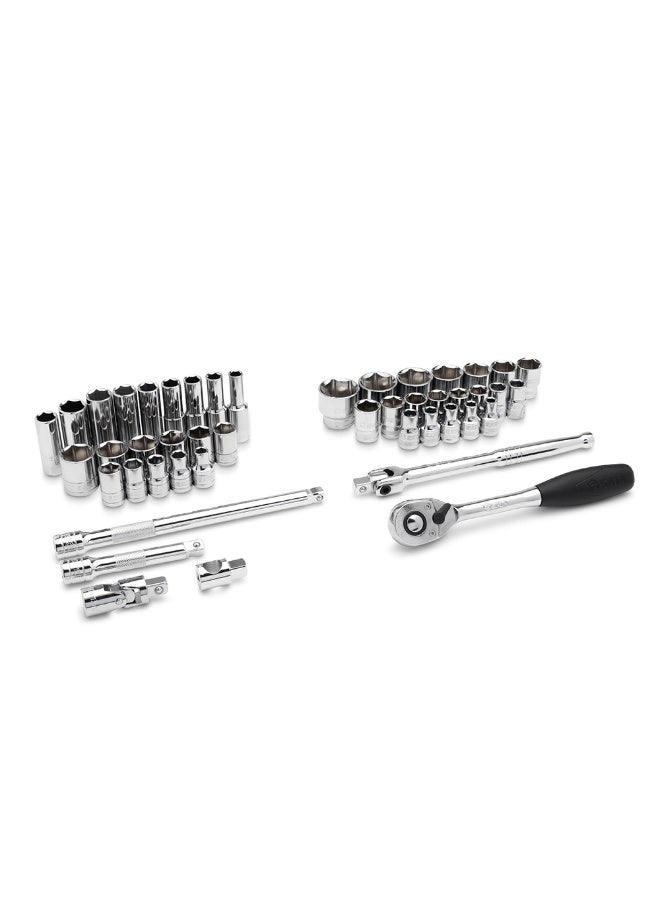 SATA ST09006SJ 46-Piece 1/2" Drive 6 Point Metric/SAE Socket Set - Image 3