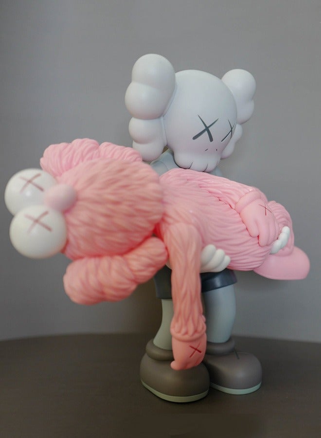 kaws Character Sesame Street Fashion Brand Action Figure Decorative Resin Sculpture Home Decor Statue, Art Figurine Home Ornament Decoration for Office, Living Room, Bedroom, Book Shelf, TV Cabinet, Desktop - Image 1