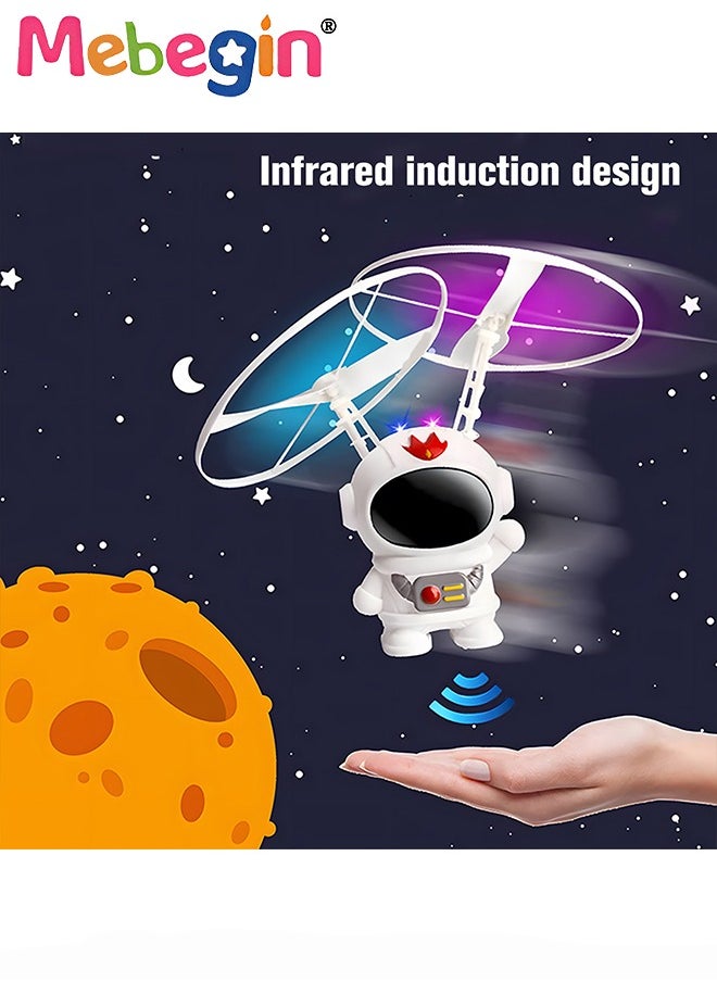 MEBEGIN - Flying Robot Toy, Fun Flying Ball Toys with Astronaut Shape, Easy to Play and Operate, Perfect Indoor and Outdoor Flying Toys, Party Game, Ideal Gift for Kids - Image 1