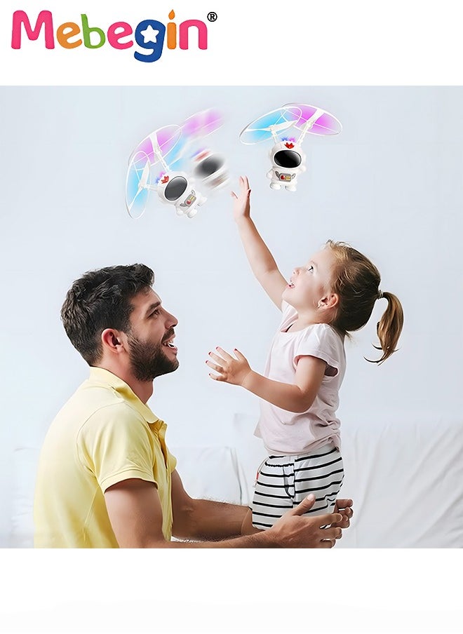 MEBEGIN Flying Robot Toy, Fun Flying Ball Toys with Astronaut Shape, Easy to Play and Operate, Perfect Indoor and Outdoor Flying Toys, Party Game, Ideal Gift for Kids  - Image 3