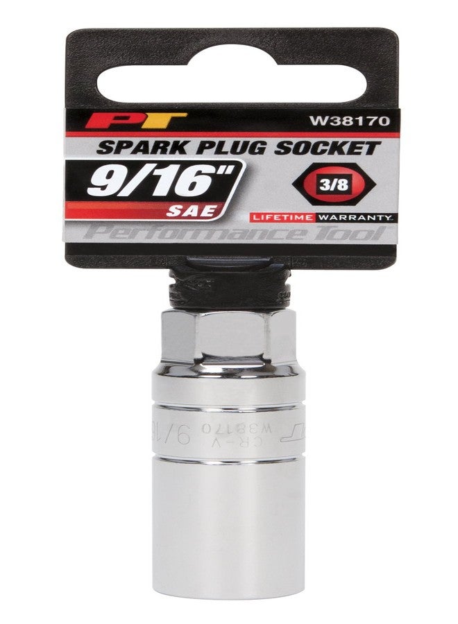 Performance Tool W38170 3/8-Inch Drive 9/16-Inch Spark Plug Socket - Image 2