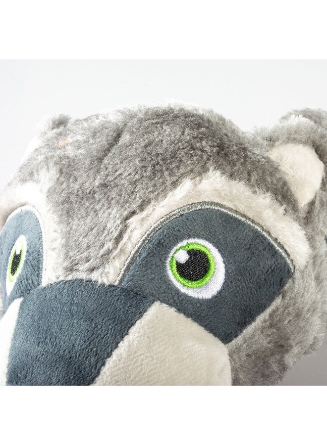 Duvo + Duvo+ Extra Large Raccoon Plush Dog Toy with Squeaker – Grey - Image 3