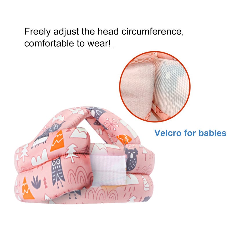 LdawyDE Baby Helmet Protector Head Baby Safety Helmet Adjustable Harness Head Protector without Bumps Head Cushion Safety Helmet - Image 5
