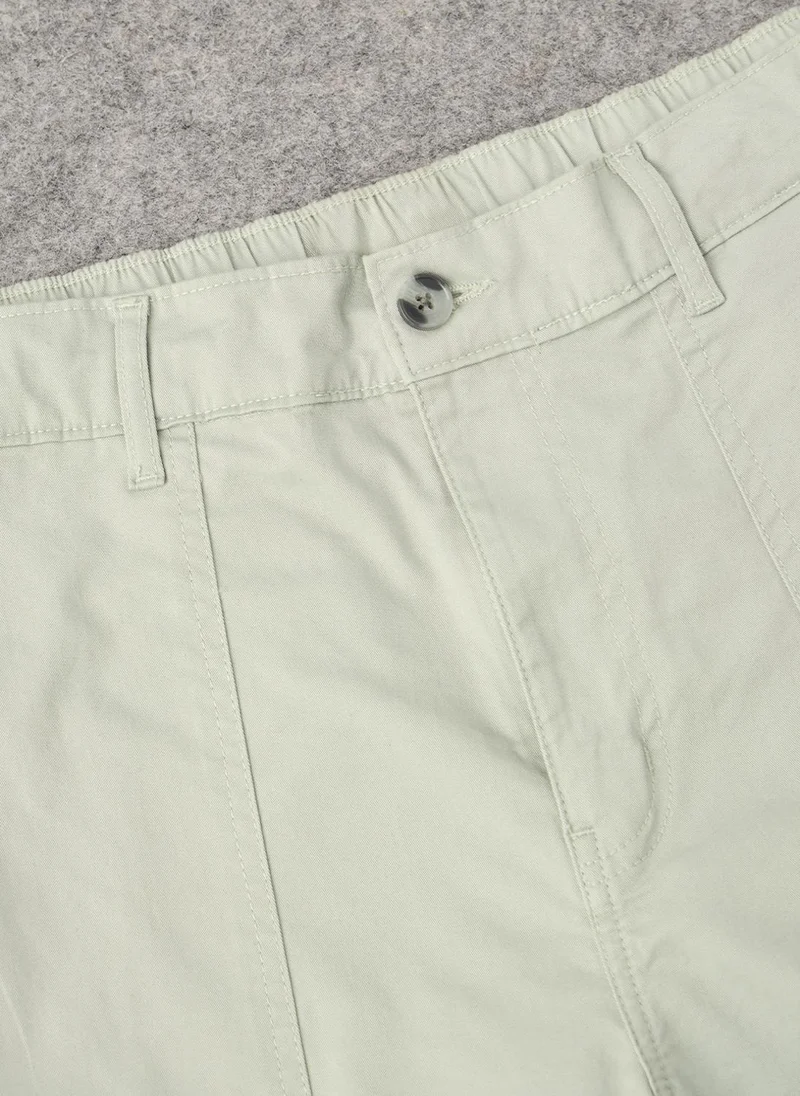 The Souled Store  The Souled Store Men Feather Grey Solid Straight Fit Cargo Pants for Men | Best Price UAE