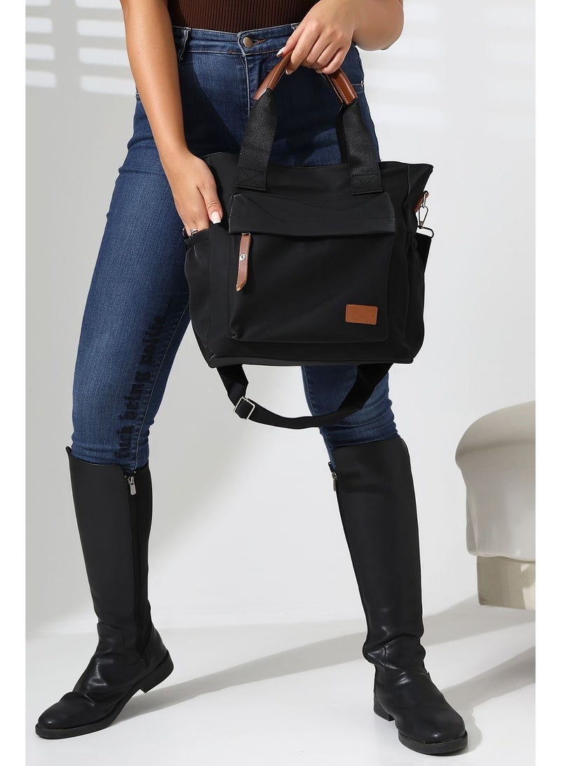 حقيبة توتي باج وتربروف , حقيبة عملية متعددة الإستخدامات-شنطة للعمل الجامعة  أو السفر - حقيقة يد و كتف - Image 5