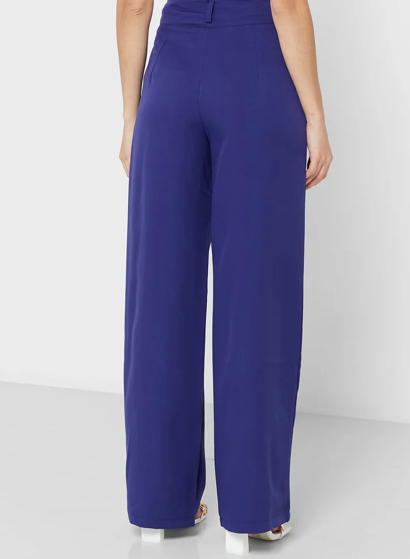 ELLA Button Detail Pants