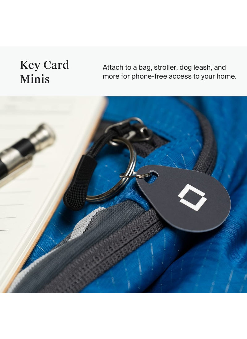 Level Level Key Fobs (4-Pack) - NFC Enabled - Compatible with Level Lock+ Smart Locks (Grey)  - Image 4