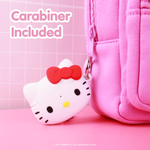 iFace Hello Kitty and Friends Cute Case [ Compatible with AirPods Pro 2 ] - Kawaii Silicone Protective Cover [Carabiner Clip Included] [Wireless Charging Compatible] – Hello Kitty - Image 4