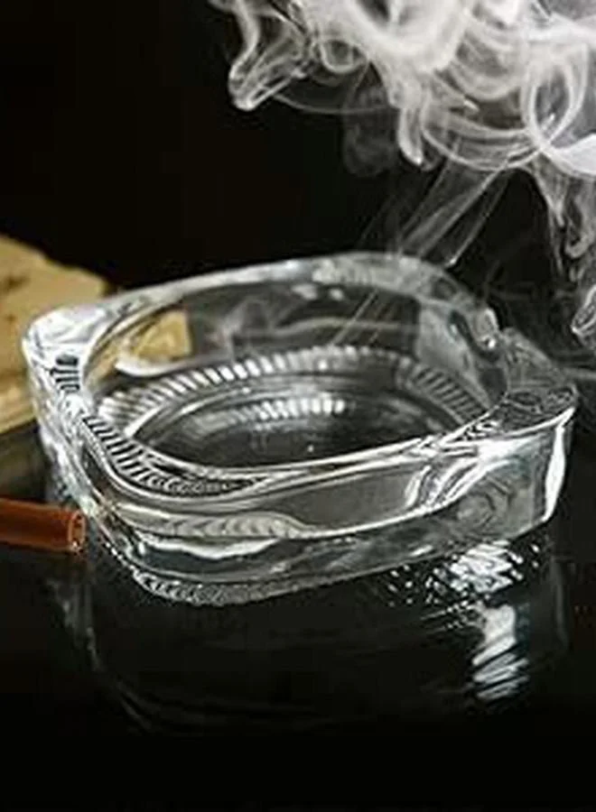 Orchid Glass Ashtray Square, TYG2402