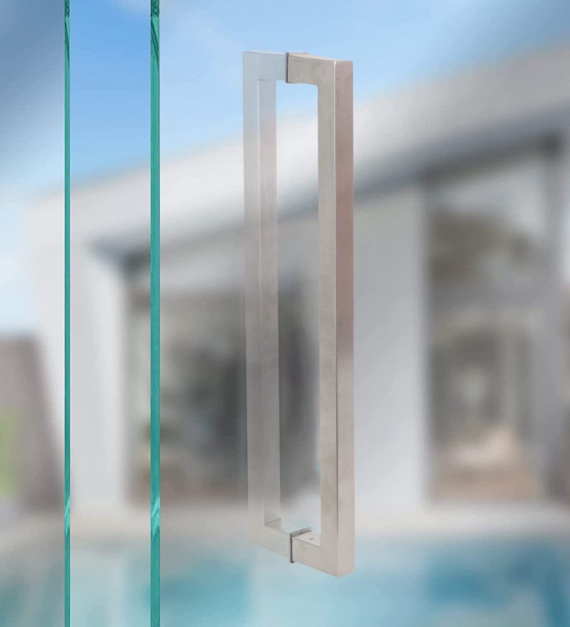 CRUST GPSD Matte Finish Stainless Steel Main Glass Door Handle Set for Home - 600MM - Image 1