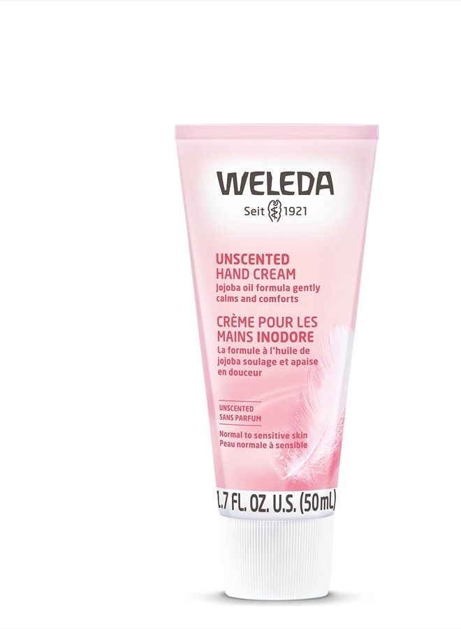 Weleda Unscented Hand Cream, 1.7 Fluid Ounce, Plant Rich Moisturizer with Jojoba, Borage and Coconut Oils - Image 1