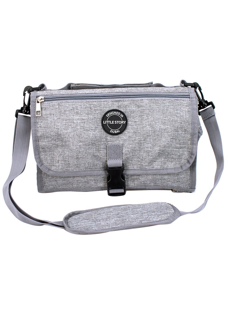 Little Story - Diaper Changing Station Kit - Grey - Image 1