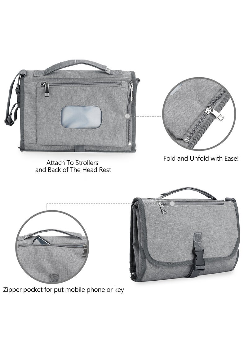 Little Story - Diaper Changing Station Kit - Grey - Image 1