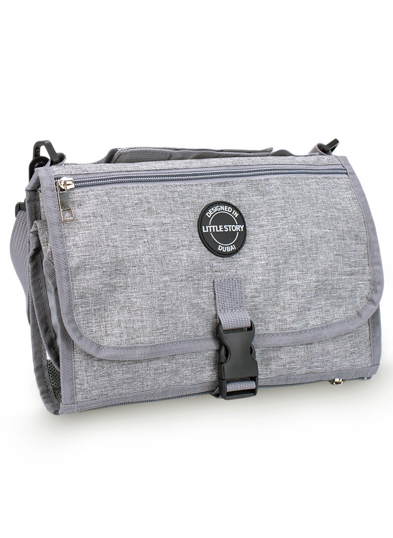Little Story - Diaper Changing Station Kit - Grey - Image 1