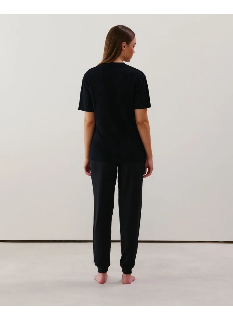 UNDIZ Jersey trousers - black