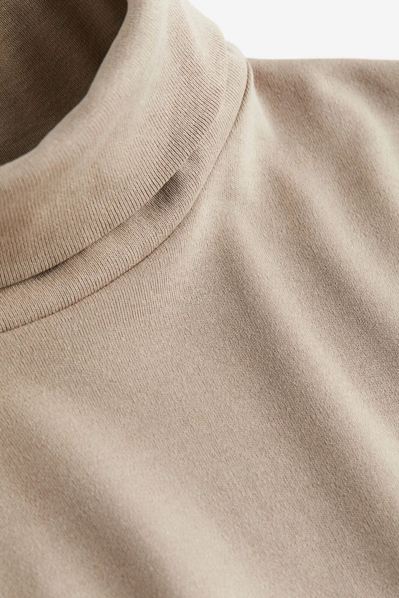H&M Regular High Neck T-Shirt
