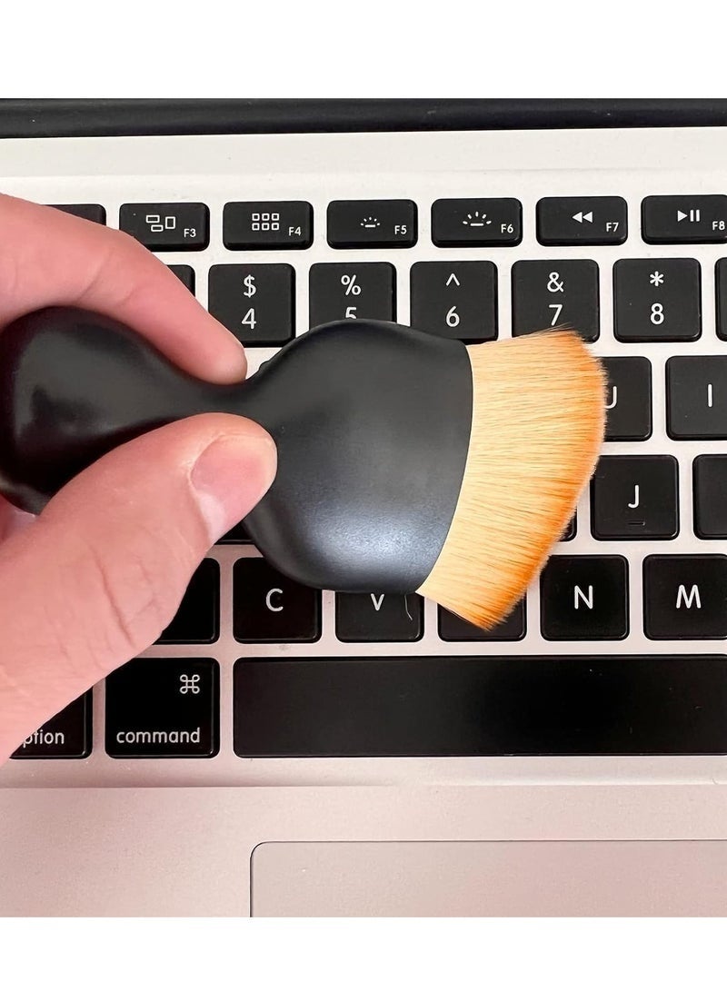 فرشاة أداة التنظيف الداخلي للسيارة مع غطاء ، فرش تفصيل السيارة ، فرشاة إزالة الشعر الناعم الداخلي للسيارات ، فرشاة السيارة ، فرشاة تنظيف السيارة ، فرشاة أداة التنظيف الداخلي للسيارة 2 قطعة - Image 5