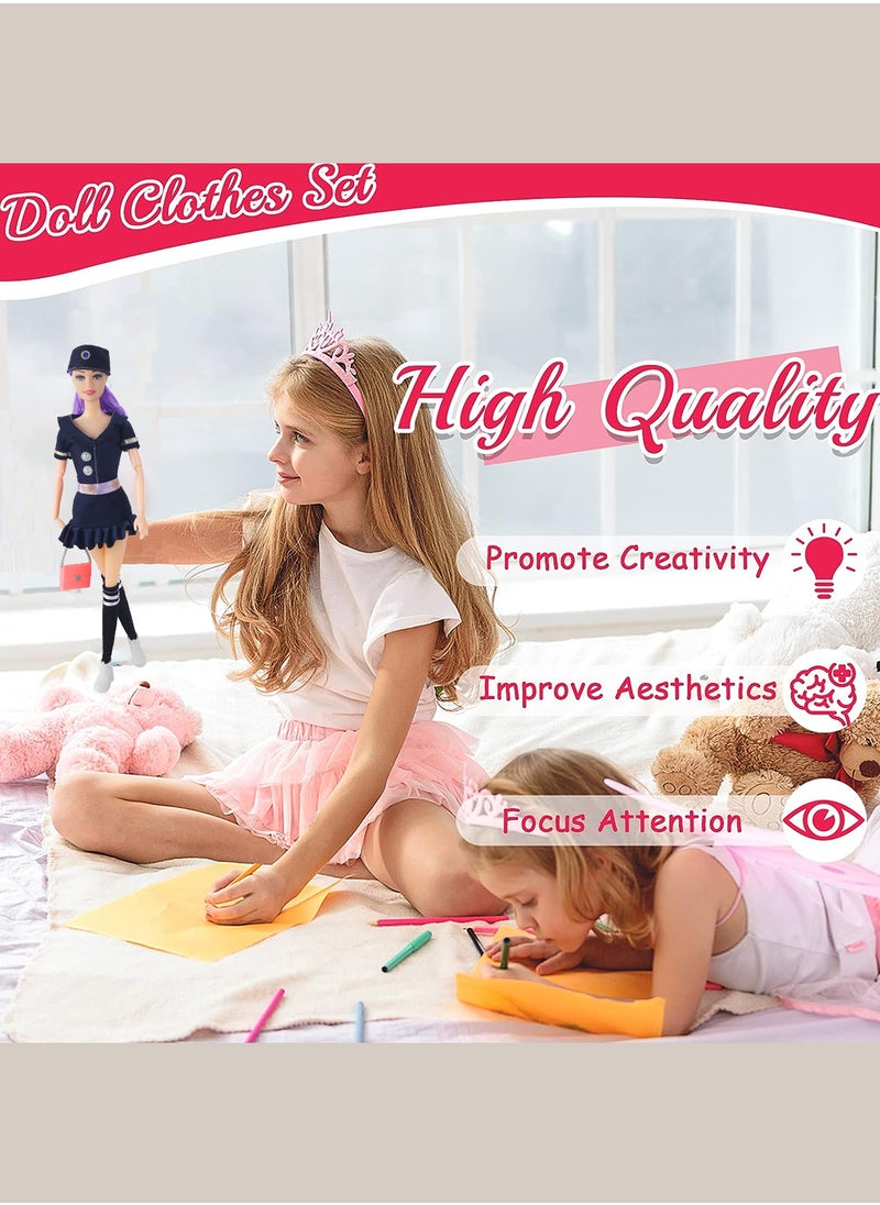 MaBaby - Adorable Baby Doll  Fashion Doll Perfect for Kids Light violet Hair，Bags and shoes - Image 1