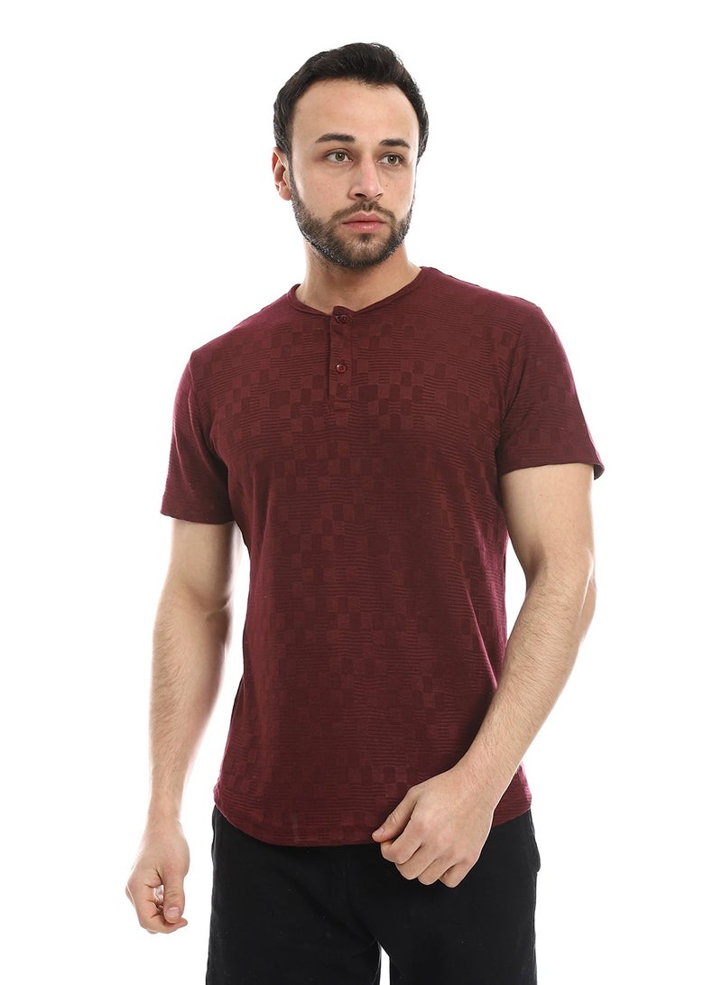 Caesar Mens T- Shirt With Half Sleeves And Round Neck - Image 1