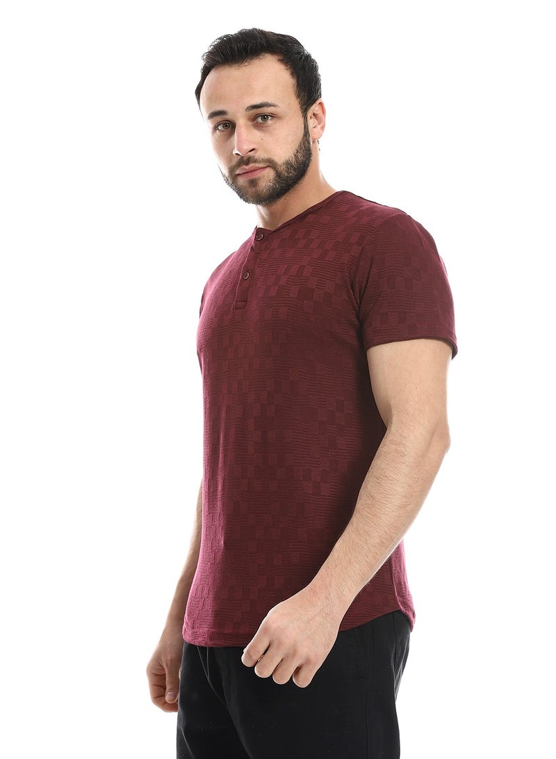 Caesar Mens T- Shirt With Half Sleeves And Round Neck - Image 2
