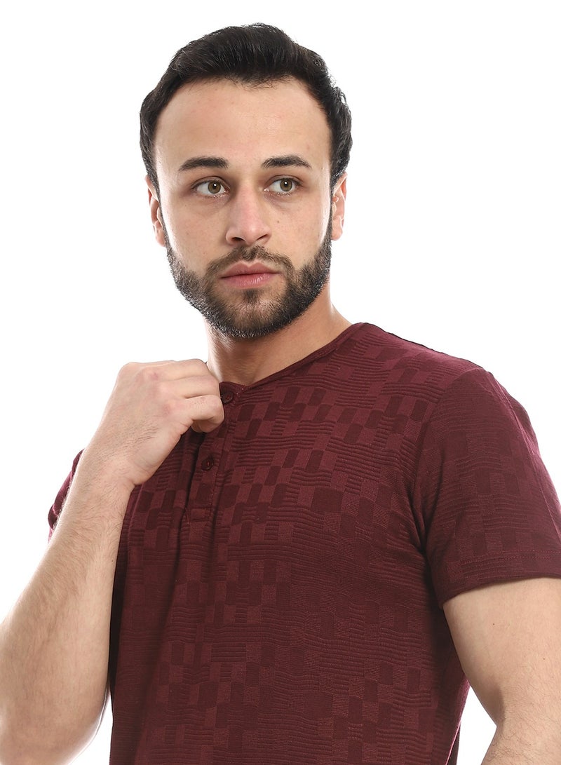 Caesar Mens T- Shirt With Half Sleeves And Round Neck - Image 3
