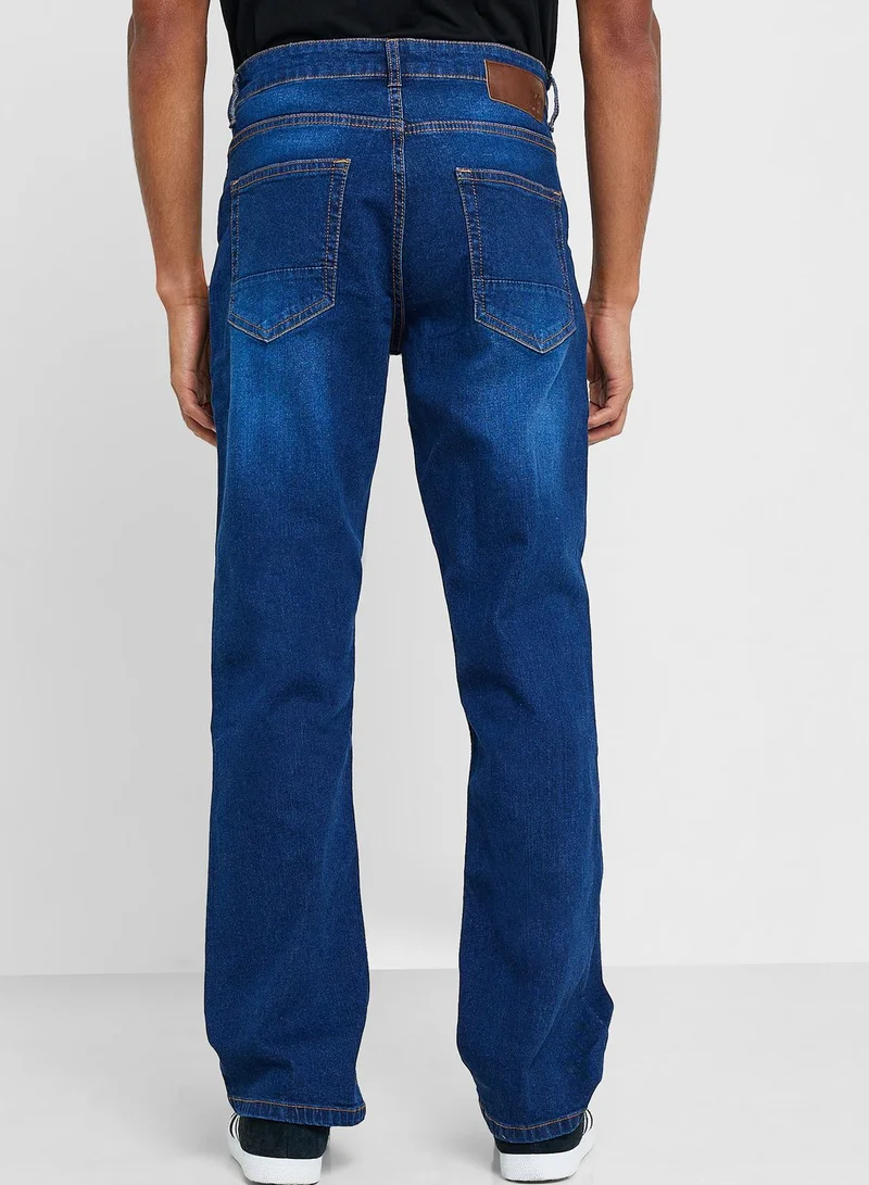 Seventy Five Mens Bootcut Jeans