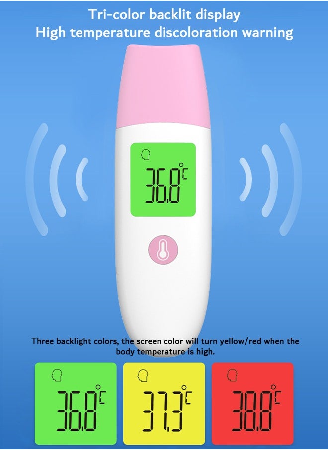 FIRSTAR - Non-Contact Forehead and Ear Thermometer, Baby Infrared Digital Thermometer, Fever Alarm Function and Memory Functions - Image 1