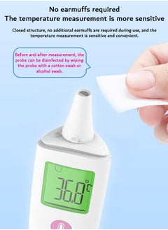 FIRSTAR Non-Contact Forehead and Ear Thermometer, Baby Infrared Digital Thermometer, Fever Alarm Function and Memory Functions  - Image 5