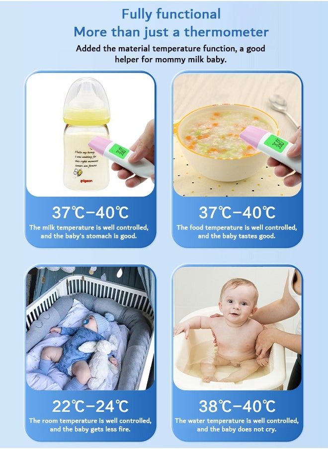 FIRSTAR - Non-Contact Forehead and Ear Thermometer, Baby Infrared Digital Thermometer, Fever Alarm Function and Memory Functions - Image 1