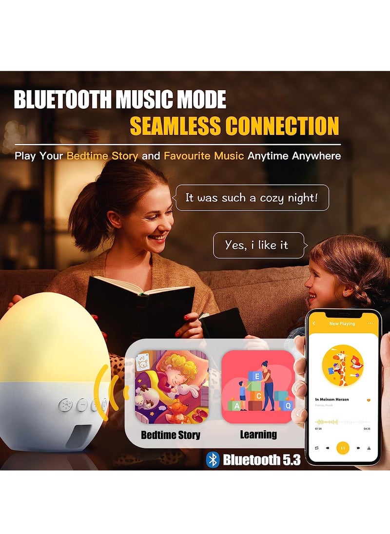 Noise Machine, Sound Machine with RGB Night Light for Baby & Adults Sleep