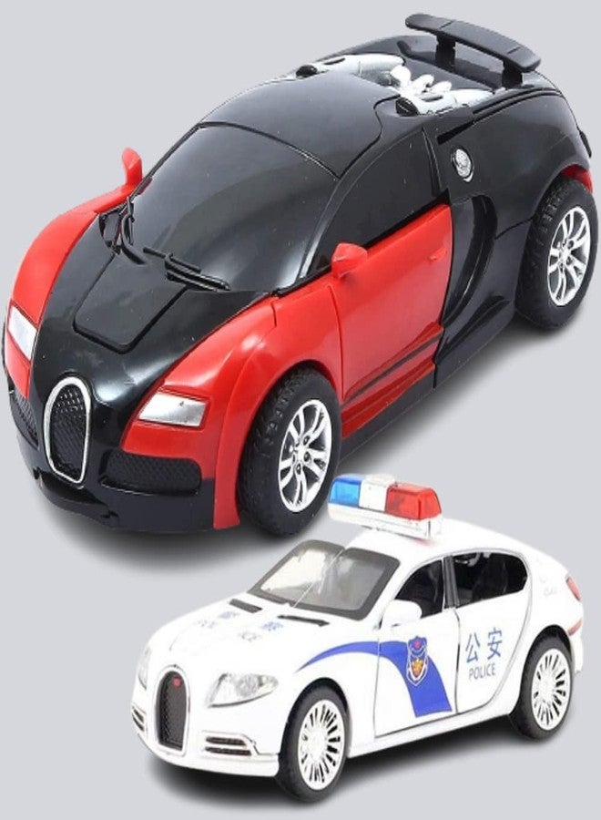 RENIAL® Deformation Robot Auto-Convertible Robot Car Deformation Toy for Kids I Multi Colour MULTIMODEL I Pack of 1 - Image 1