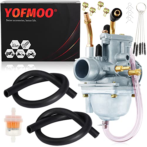 YOFMOO Carburetor Compatible with Polaris Predator Scrambler Sportsman 50 90 E-TON Eton Viper AXL50 RXL50 RXL70 TXL50 Beamer R2 2-Stroke Yamaha Jog 100 90cc 100cc 4DM - Image 1