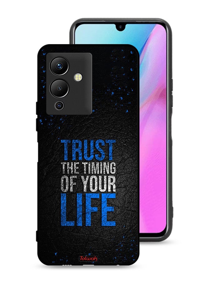 Tolwak - Infinix Note 12 Pro 5G Protective Case Cover Trust The Timing Of Your Life - Image 1