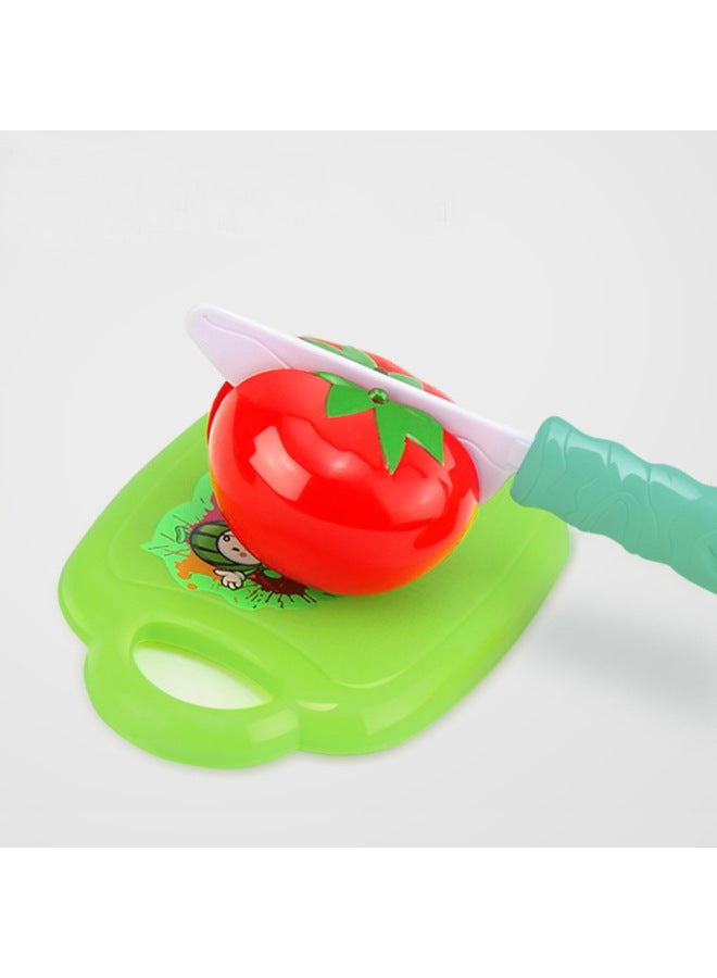 Kitchen Role-play Toy Set For Children Vegetable And Fruit Cutting Toys Early Education Pretend Play Tools Plastic Kitchenware-Color:Folding Basket NX218-43 - Image 4