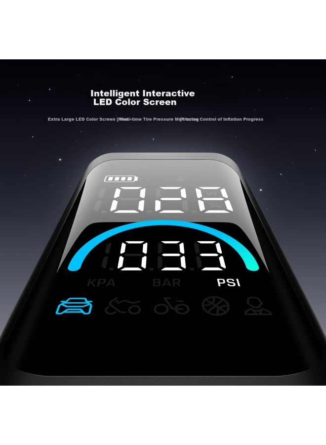 Fanttik X9 Apex Lithium Battery Inflator Wireless Car Electric Smart Outdoor Pre-set Tire Pressure Night Light - Image 3