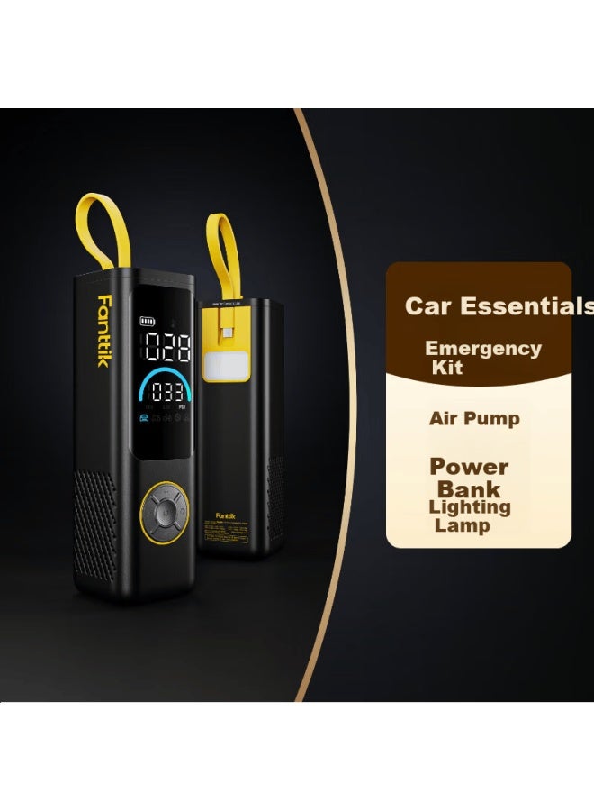 Fanttik X9 Apex Lithium Battery Inflator Wireless Car Electric Smart Outdoor Pre-set Tire Pressure Night Light - Image 2