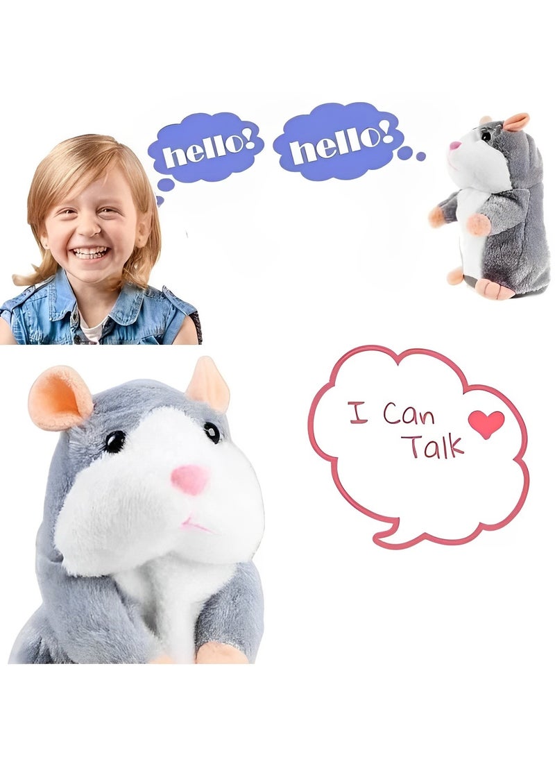 REOCLE Kids Toddler Toys Talking Hamster Repeats What You Say Interactive Plush Repeating Toy Perfect Birthday Gifts for Boys Girls - Image 5