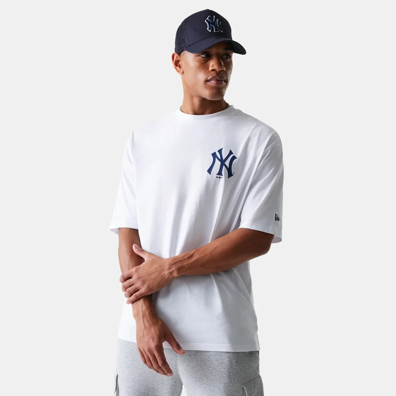 نيو ايرا تيشيرت مطبوع عليه شعار نيويورك يانكيز من إم إل بي