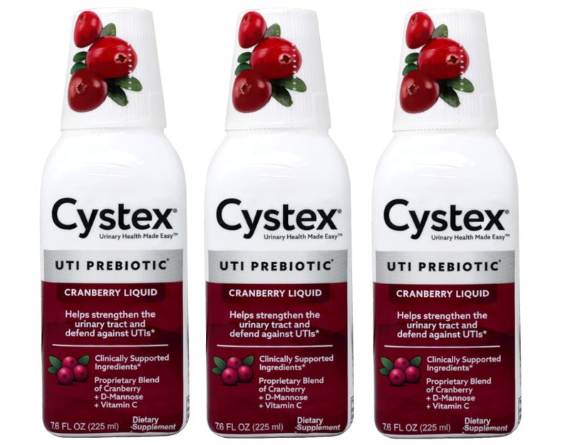 Cystex Urinary Health Maintenance Cranberry 76 Fl Oz Pack of 3